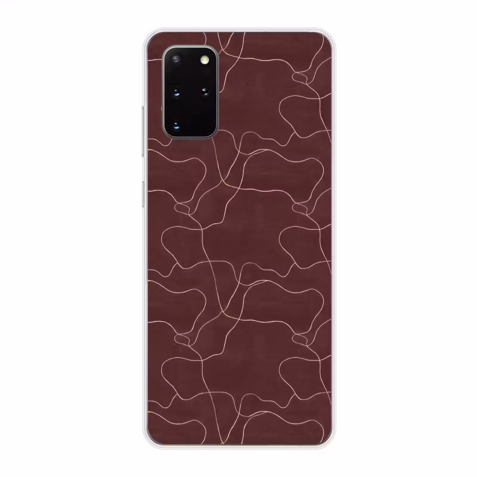 Telefoonhoesje - Abstract - Modern - Bruin — 1
