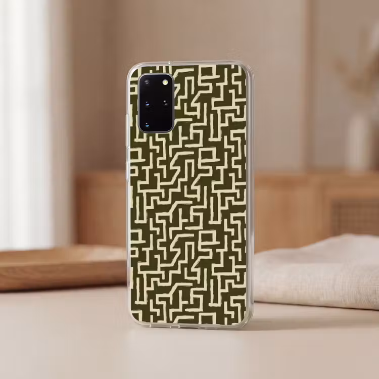 Telefoonhoesje - Abstract - Lijnen - Groen — 3