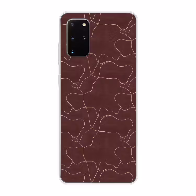 Telefoonhoesje - Abstract - Modern - Bruin — 1
