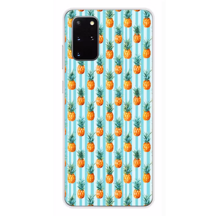 Telefoonhoesje - Ananas - Strepen - Groen — 4