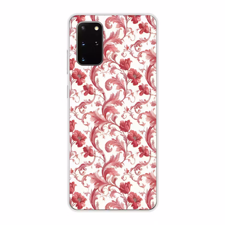 Telefoonhoesje - Barok - Patroon - Rood — 1
