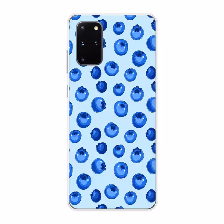 Telefoonhoesje - Bessen - Modern - Blauw — 1