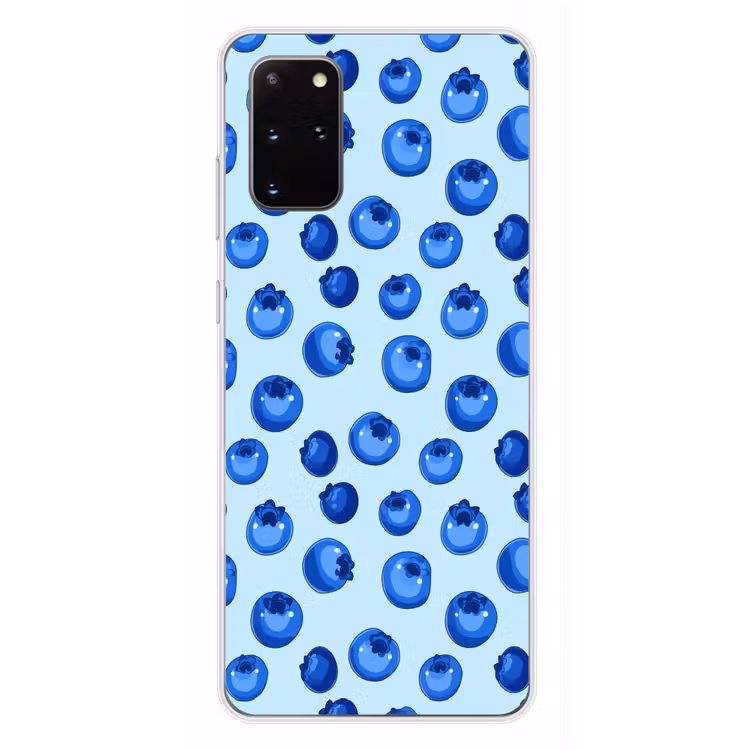 Telefoonhoesje - Bessen - Modern - Blauw — 4