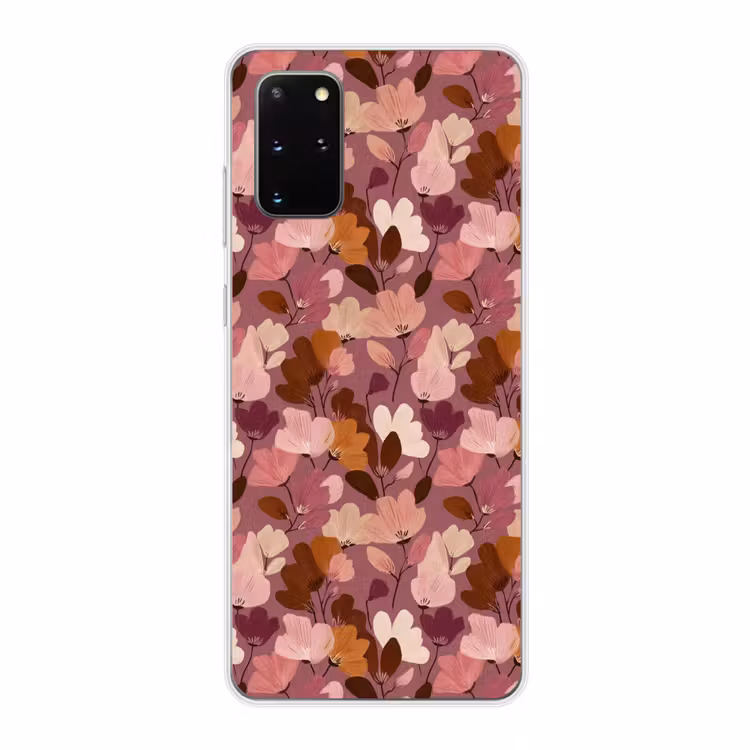 Telefoonhoesje - Bloem - Patroon - Roze — 1