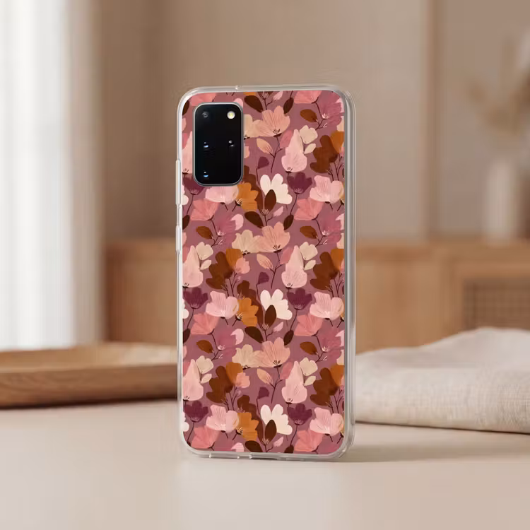 Telefoonhoesje - Bloem - Patroon - Roze — 3