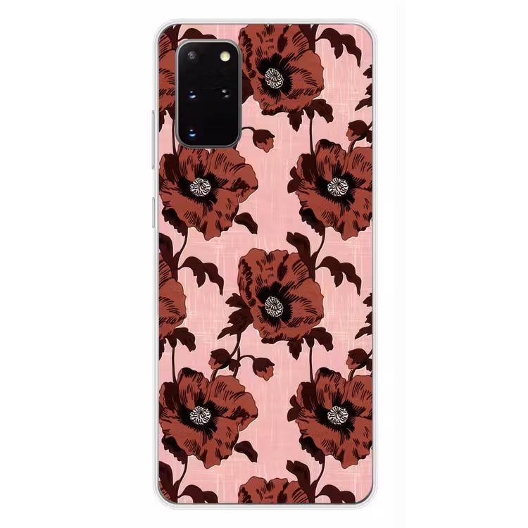 Telefoonhoesje - Bloemen - Retro - Rood — 4