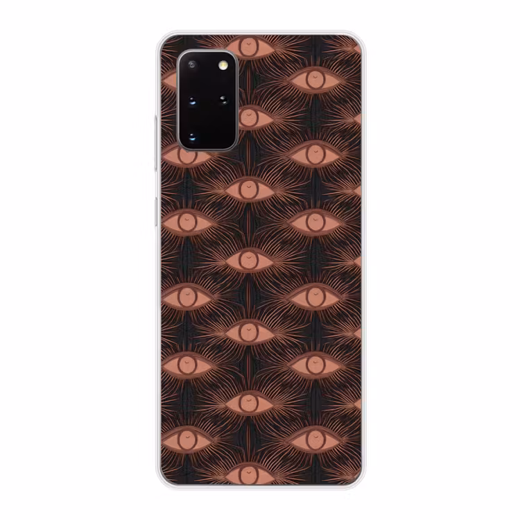 Telefoonhoesje - Boheems - Oog - Bruin — 1