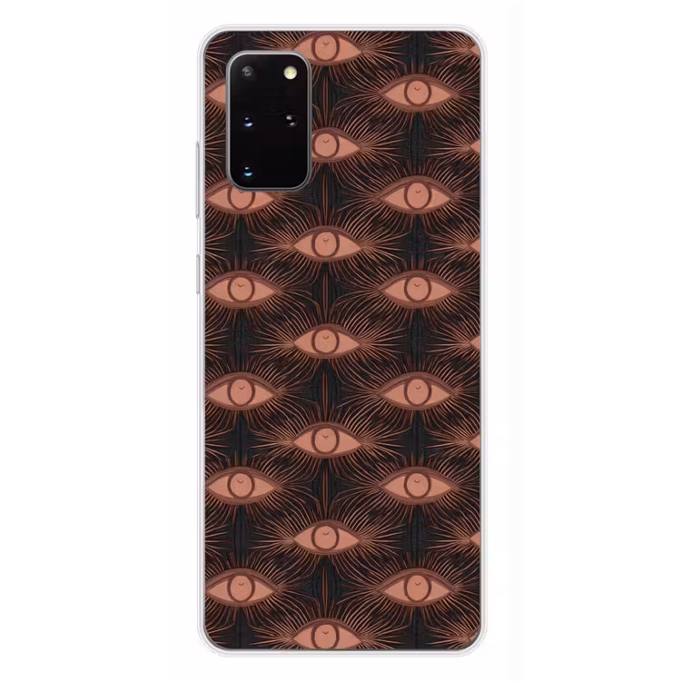 Telefoonhoesje - Boheems - Oog - Bruin — 4