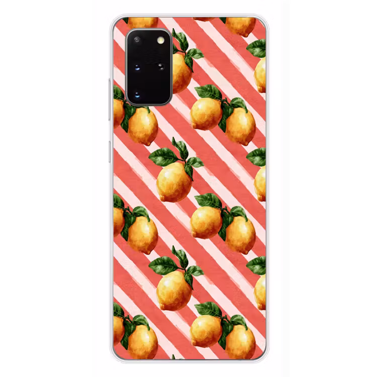 Telefoonhoesje - Citroen - Geïllustreerd - Oranje — 4