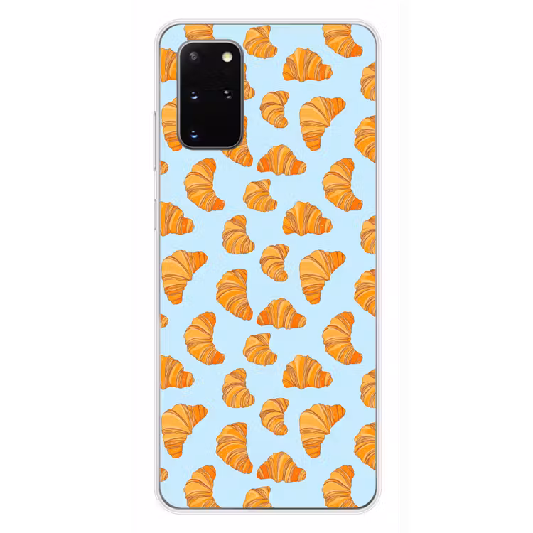 Telefoonhoesje - Croissant - Speels - Blauw — 4