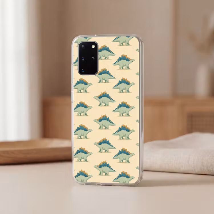 Telefoonhoesje - Dino - Patroon - Groen — 3
