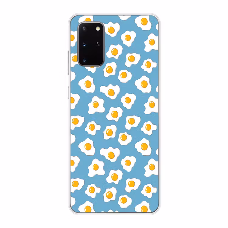 Telefoonhoesje - Eieren - Dooiers - Blauw — 1
