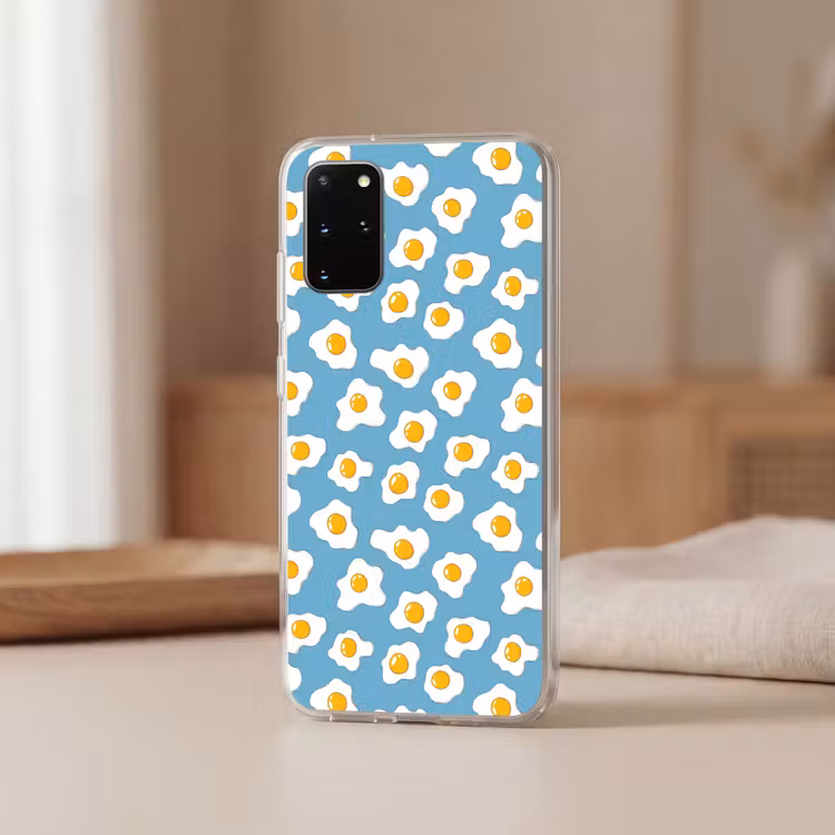 Telefoonhoesje - Eieren - Dooiers - Blauw — 3