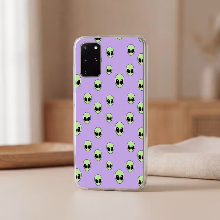 Telefoonhoesje - Alien - Retro - Lila — 3