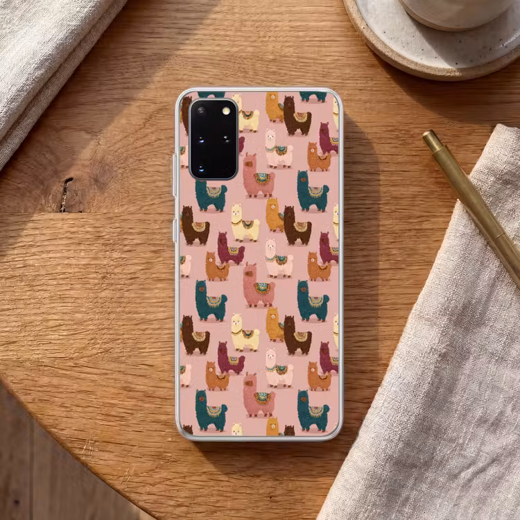 Telefoonhoesje - Alpaca's - Patroon - Kleurrijk — 2