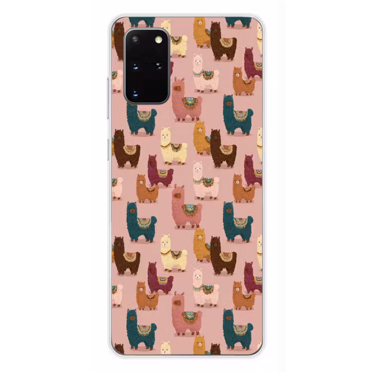 Telefoonhoesje - Alpaca's - Patroon - Kleurrijk — 4