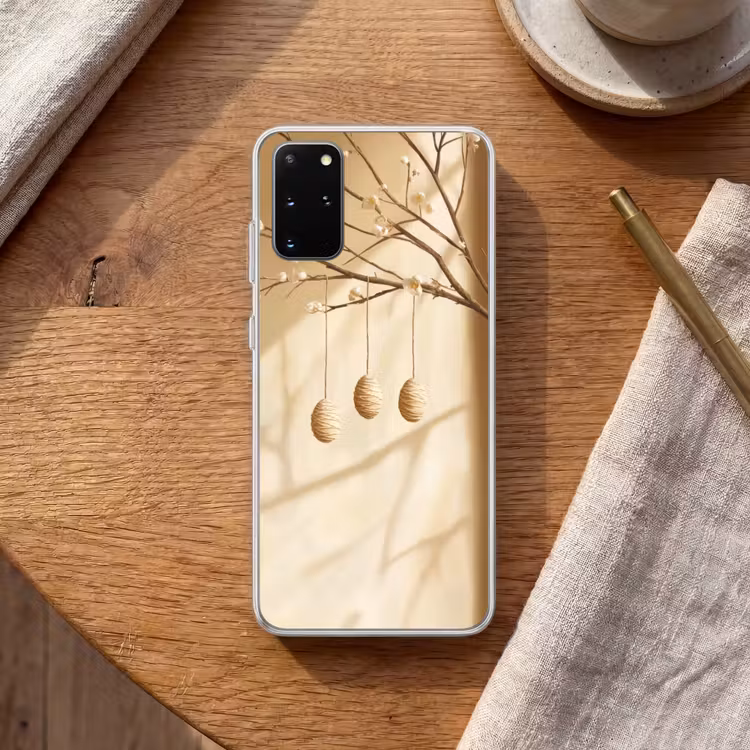 Telefoonhoesje - Beige - Paastak - Eieren — 1