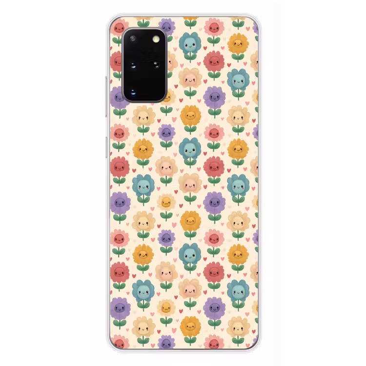 Telefoonhoesje - Bloemen - Hartjes - Kleurrijk — 4