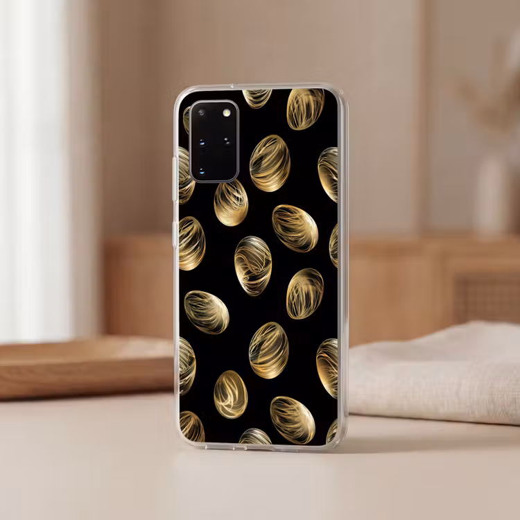 Telefoonhoesje - Eieren - Goud - Patroon — 2