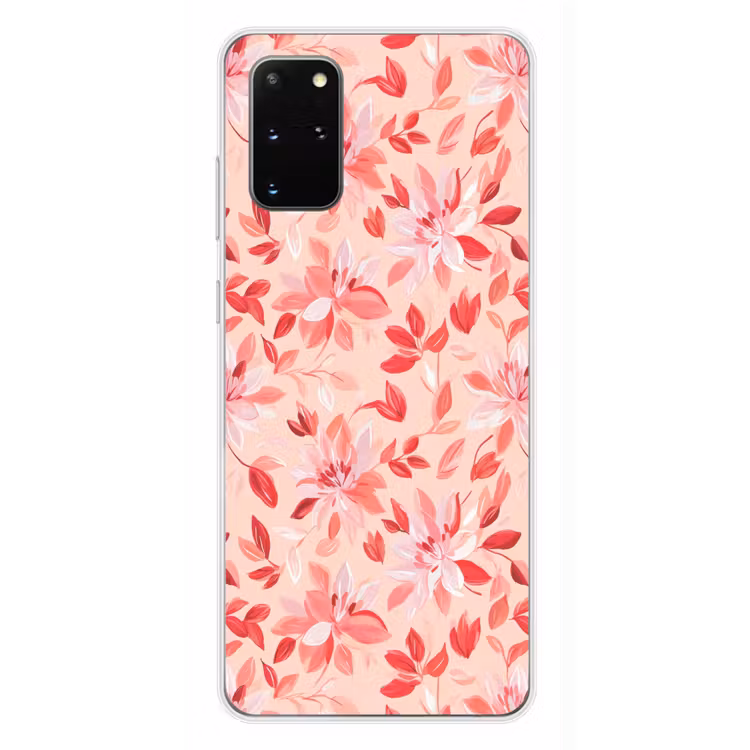 Telefoonhoesje - Botanisch - Bloemen - Rood — 4