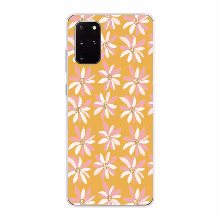 Telefoonhoesje - Bloemen - Modern - Geel — 1