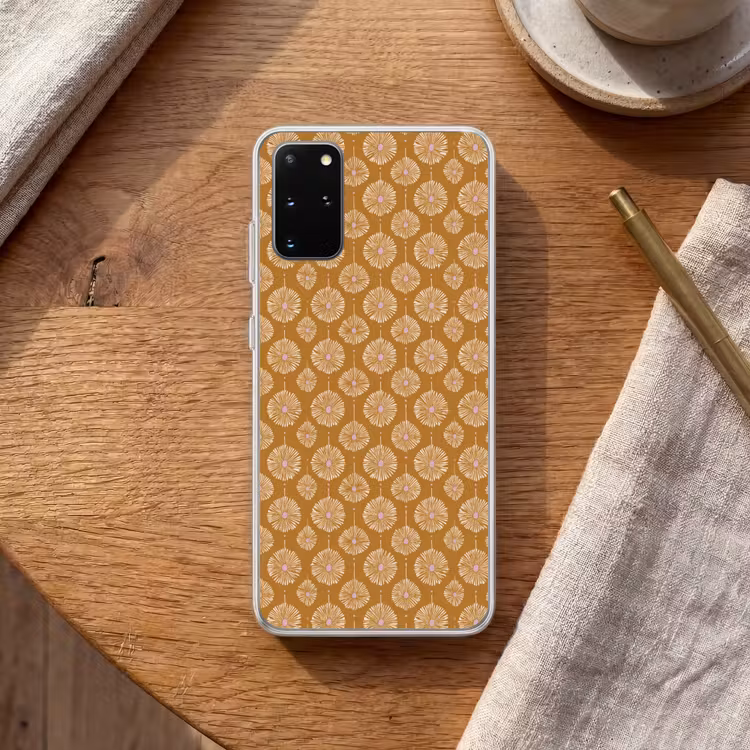Telefoonhoesje - Bloemen - Modern - Oker — 2