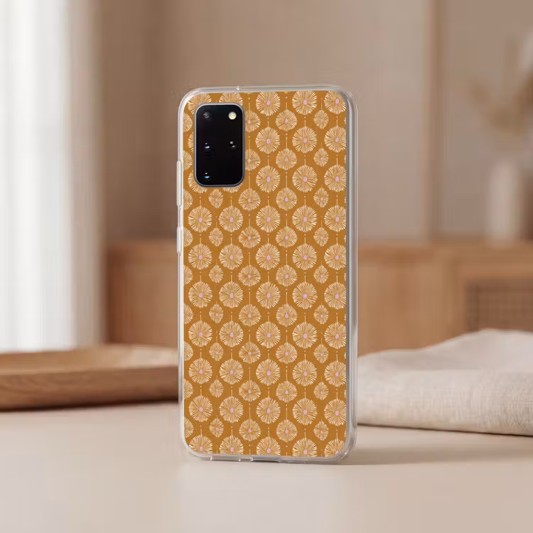 Telefoonhoesje - Bloemen - Modern - Oker — 3