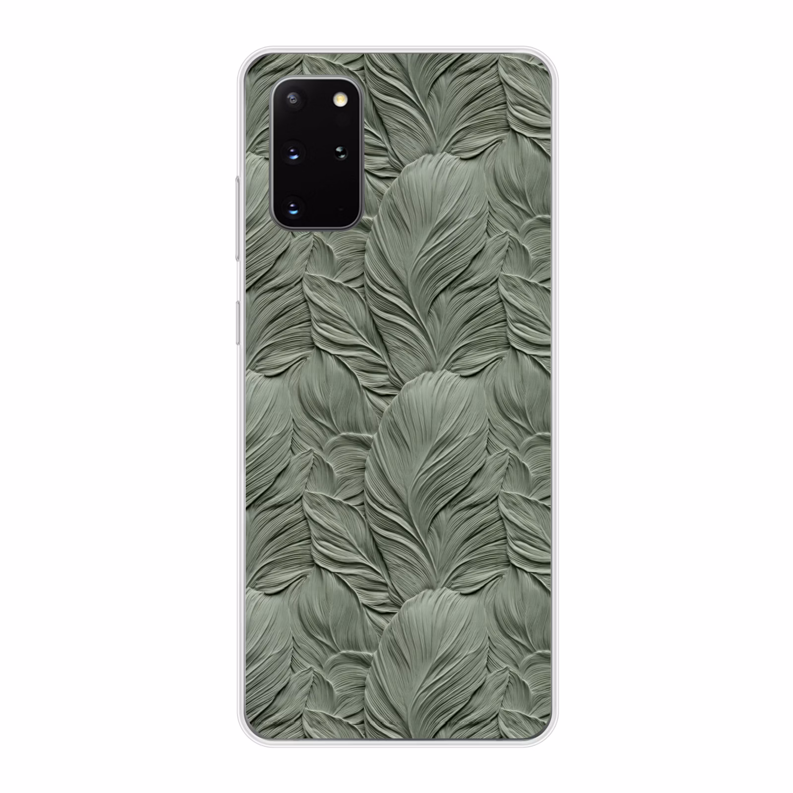 Telefoonhoesje - Bladeren - Textuur - Groen — 1