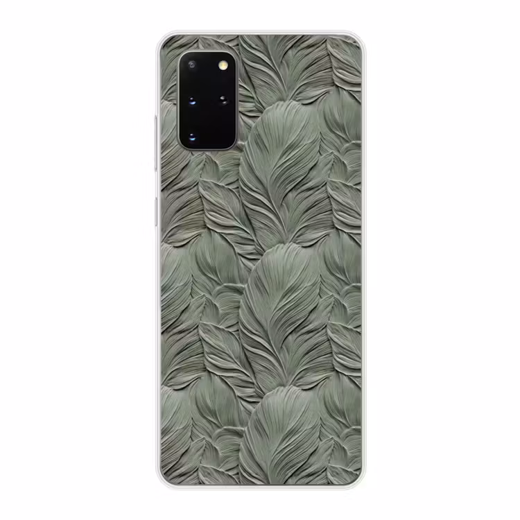 Telefoonhoesje - Bladeren - Textuur - Groen — 1