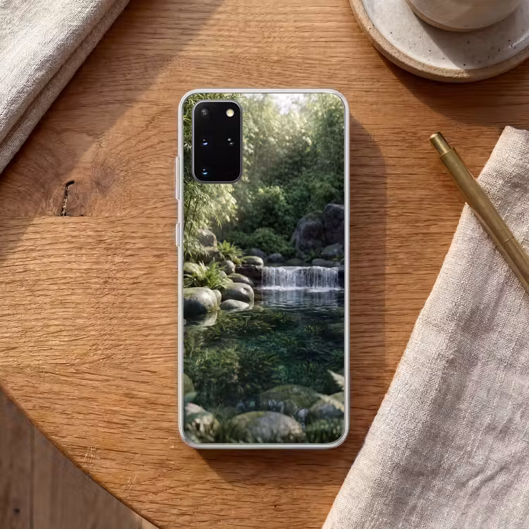 Telefoonhoesje - Beek - Waterval - Natuur - Groen — 2