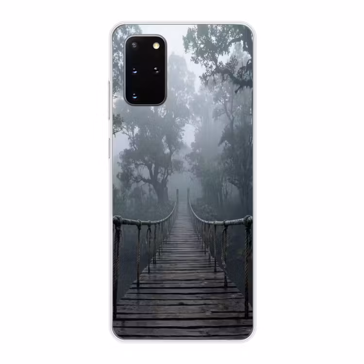 Telefoonhoesje - Brug - Jungle - Mist - Natuur — 1