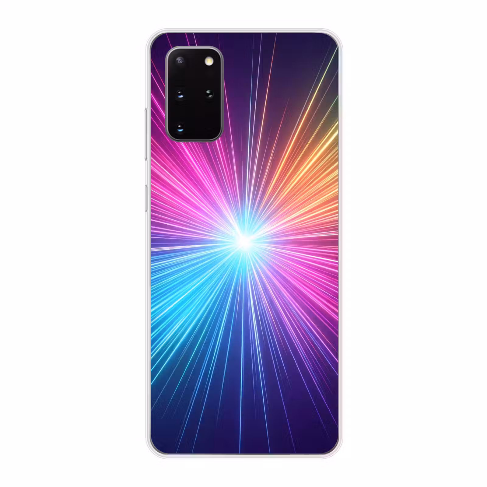 Telefoonhoesje - Abstract - Light - Burst - Modern - Colorful — 1