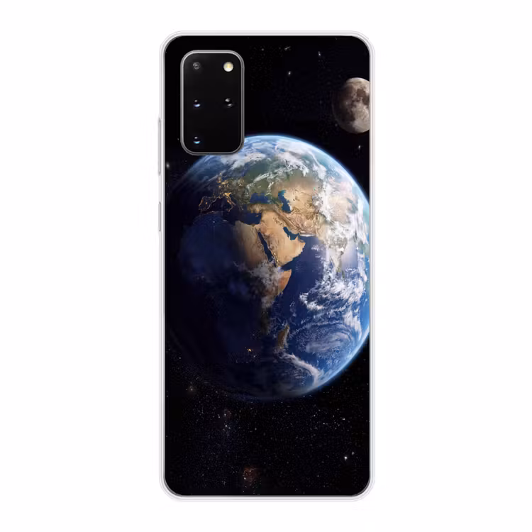Telefoonhoesje - Aarde - Ruimte - Blauw - Groen — 1