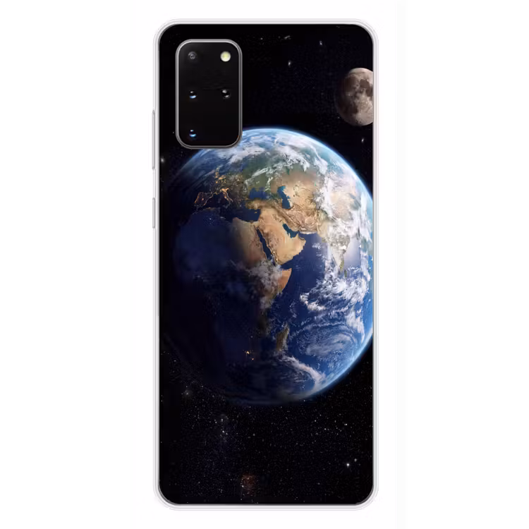Telefoonhoesje - Aarde - Ruimte - Blauw - Groen — 4