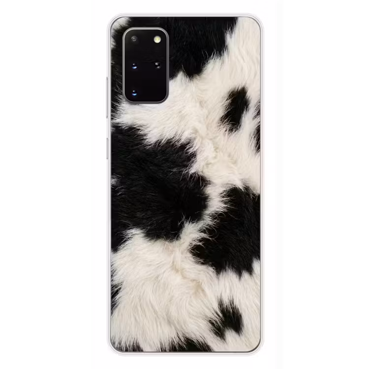 Telefoonhoesje - Bont - Textuur - Zwart - Wit — 4