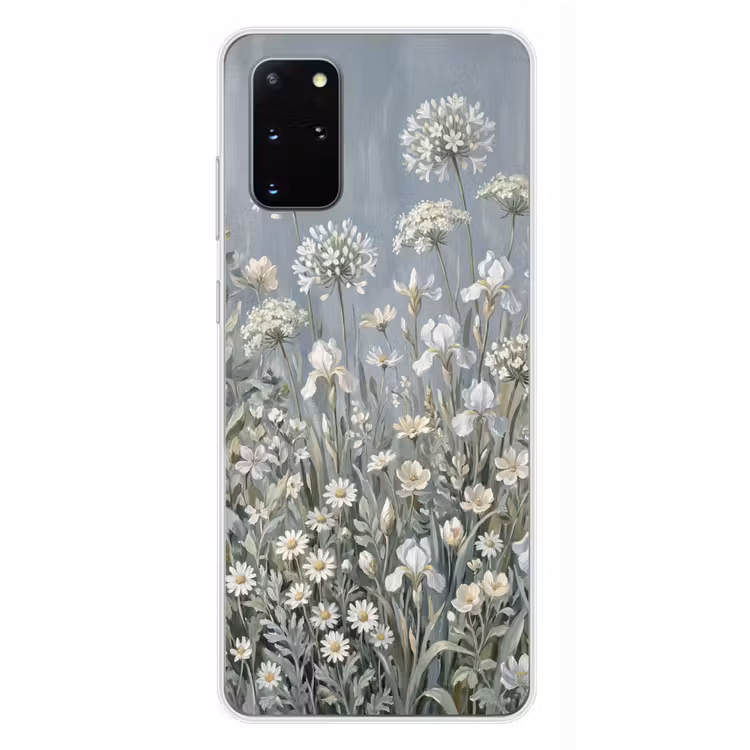 Telefoonhoesje - Bloemen - Botanisch - Blauw — 4