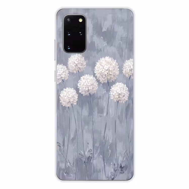 Telefoonhoesje - Bloemen - Illustratie - Blauw — 4