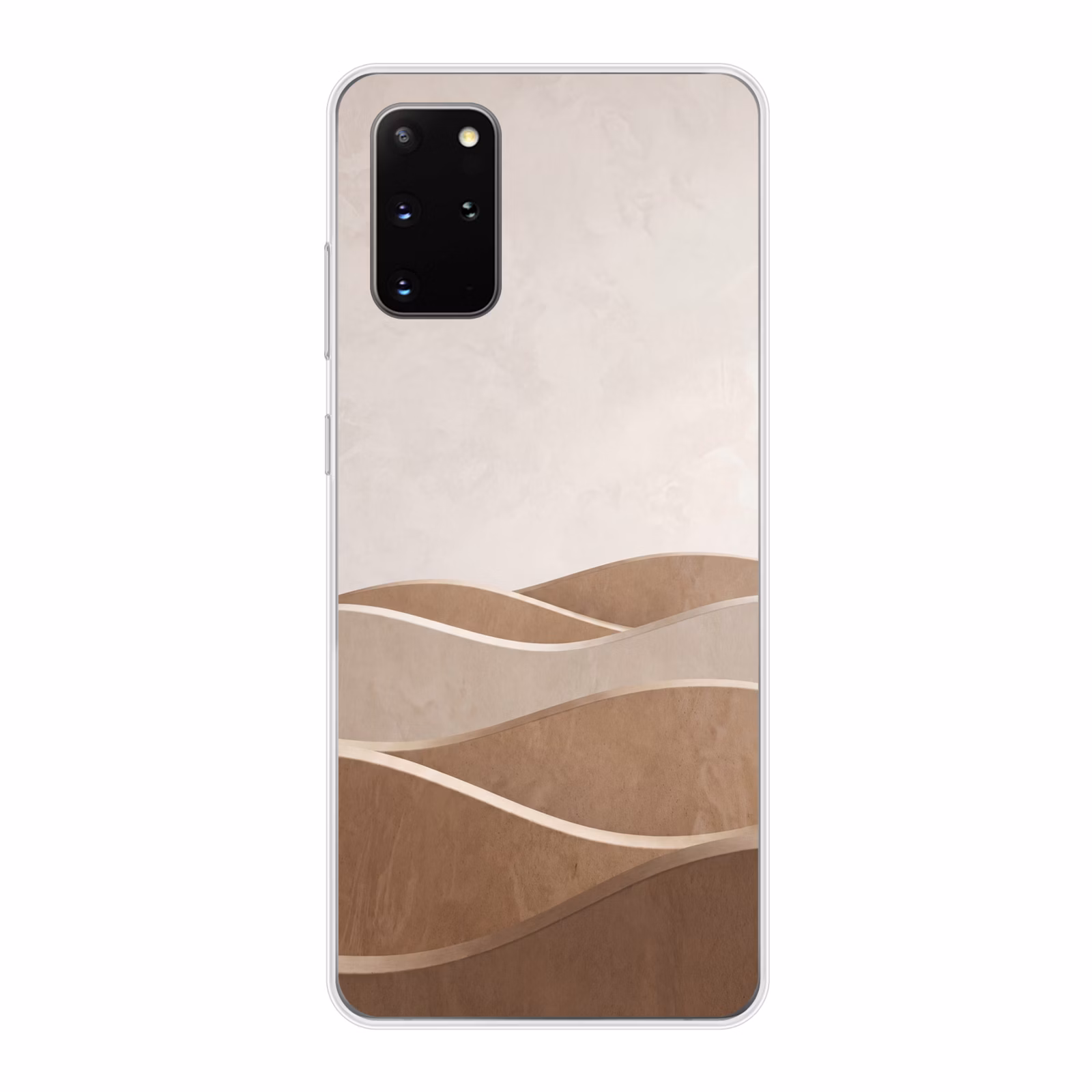 Telefoonhoesje - Abstract - Golven - Modern - Beige — 1
