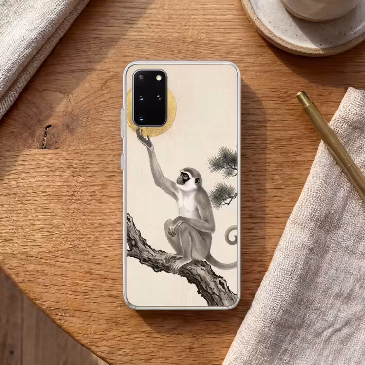 Telefoonhoesje - Aap - Maan - Goud — 2