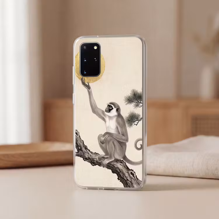Telefoonhoesje - Aap - Maan - Goud — 3