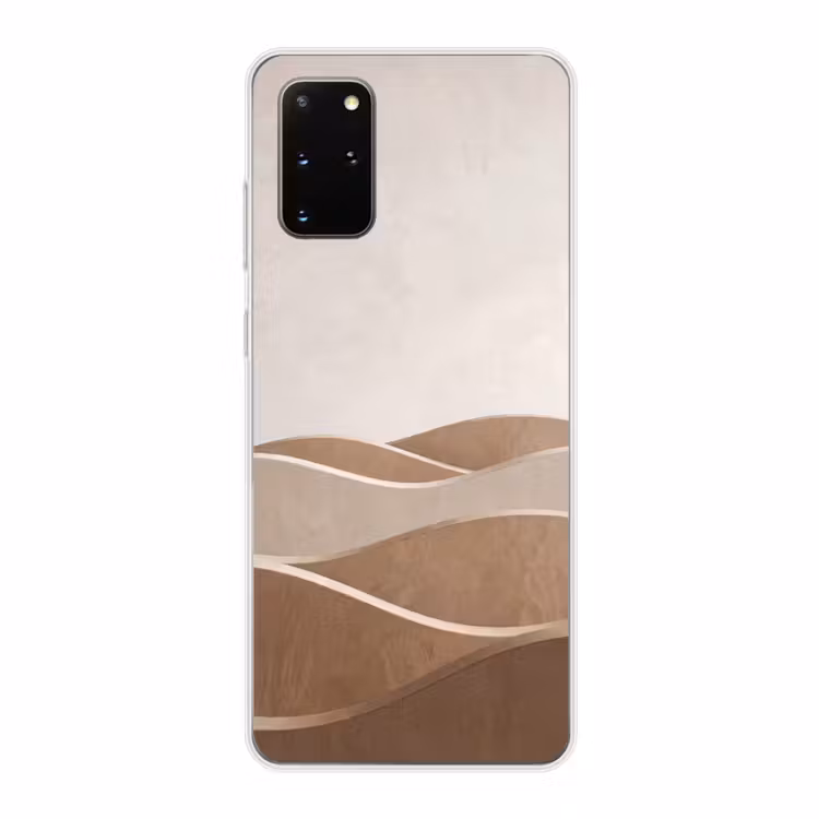 Telefoonhoesje - Abstract - Golven - Modern - Beige — 1