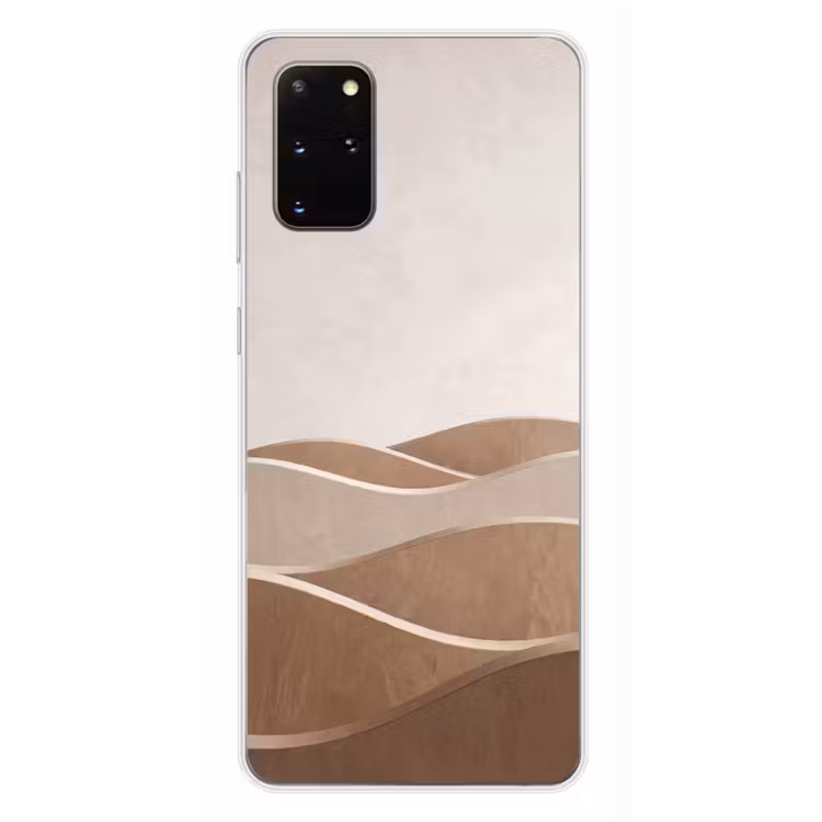 Telefoonhoesje - Abstract - Golven - Modern - Beige — 4
