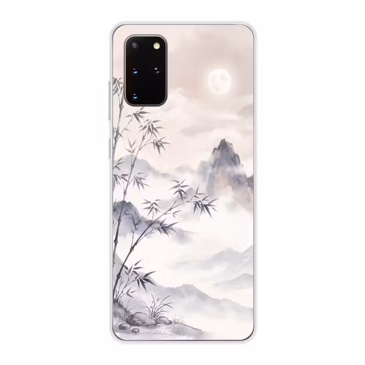 Telefoonhoesje - Bamboe - Azië - Grijs — 1