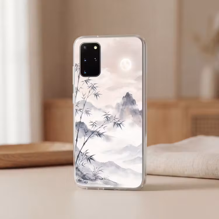 Telefoonhoesje - Bamboe - Azië - Grijs — 3