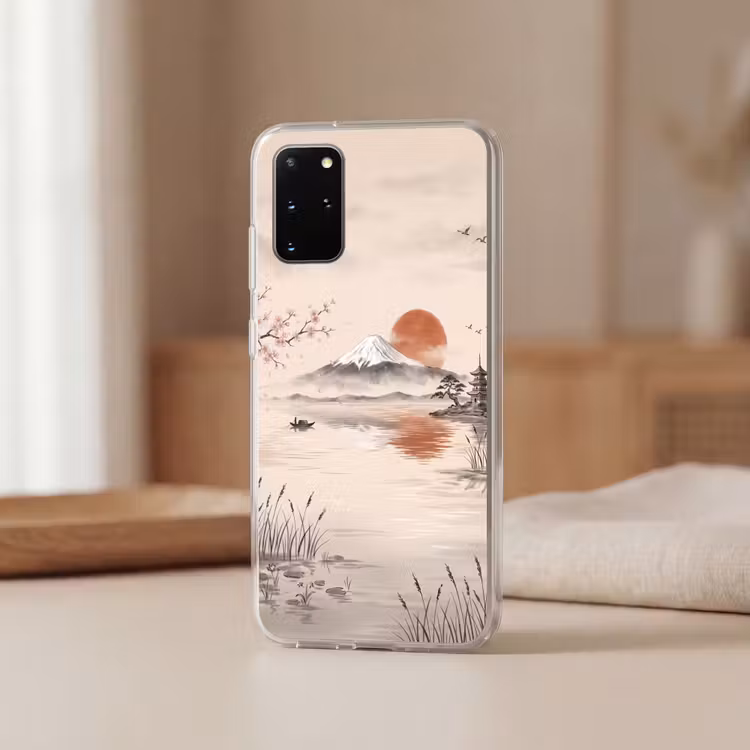 Telefoonhoesje - Bergtop - Meer - Bloesem — 3