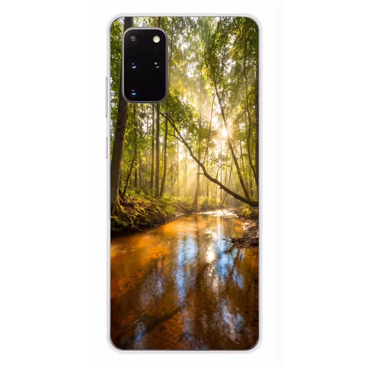Telefoonhoesje - Bos - Beek - Zonlicht - Natuur - Groen — 4