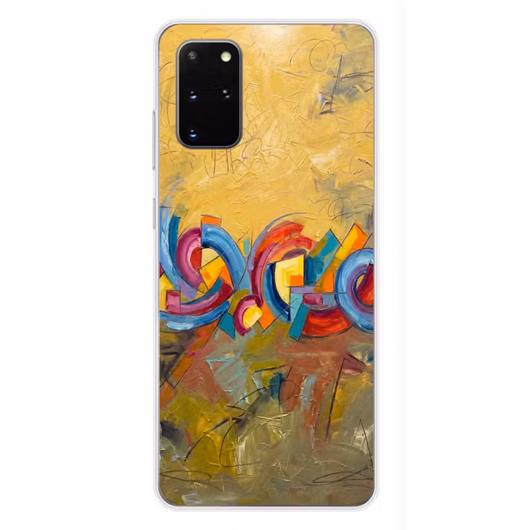 Telefoonhoesje - Abstract - Cirkels - Schilderij - Kleurrijk - Dynamisch — 4