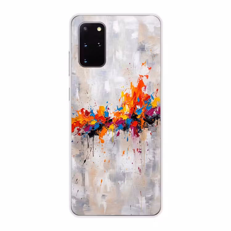 Telefoonhoesje - Abstract - Schilderij - Kleurrijk - Dynamisch — 1
