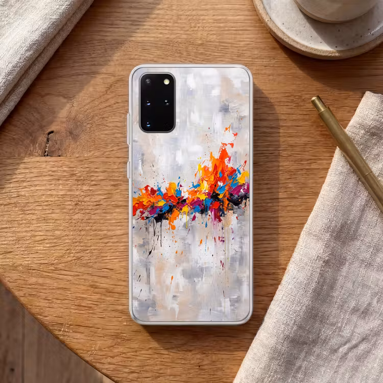 Telefoonhoesje - Abstract - Schilderij - Kleurrijk - Dynamisch — 2