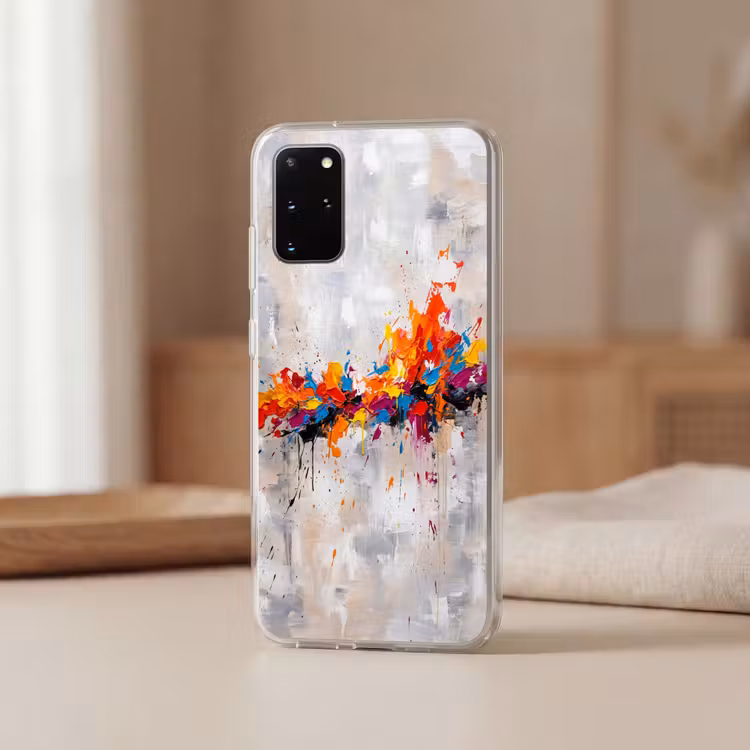 Telefoonhoesje - Abstract - Schilderij - Kleurrijk - Dynamisch — 3